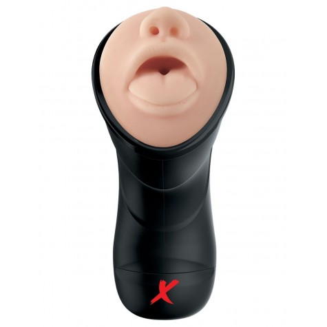 Мастурбатор-ротик Deep Throat Vibrating Stroker