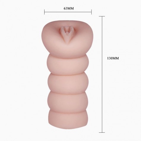 Мастурбатор-вагина 3D с эффектом смазки